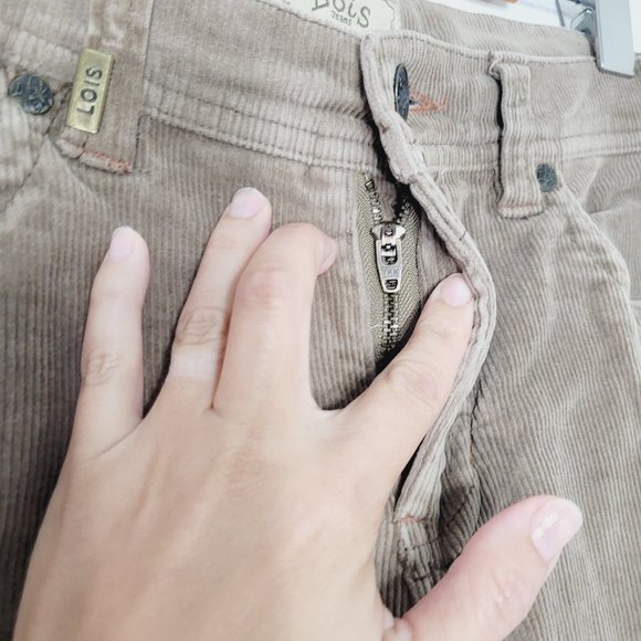 3  for $30 Lois Jeans Corduroy Bootcut Pants Stretch Blend Womens 29 - Picture 4 of 13